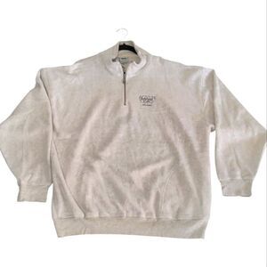 VTG NWT RAINFOREST Men's GRAY Zip-Up Sweater XXL